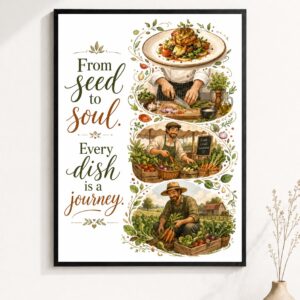 Farm to Table Wall Art – Seed to Soul Poster
