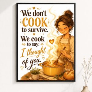 Cooking With Love Wall Art – I Thought of You Poster