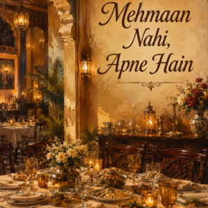 Original Mehmaan Nahi Apne Hain dining room wall art illustration
