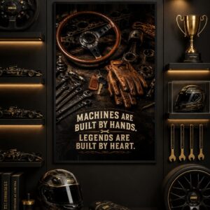 Garage Legacy Wall Art – Classic Tools Still Life Poster