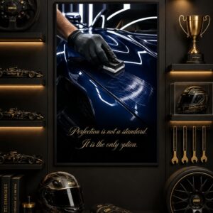 Perfection Detail Wall Art – Hand Polishing Coupe Poster