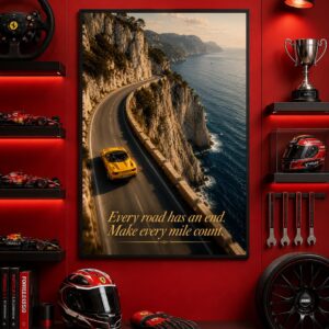 Coastal Cliff Drive Wall Art – Convertible Coastline Poster