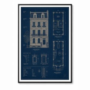 Blueprint Style – Classic Wall Art