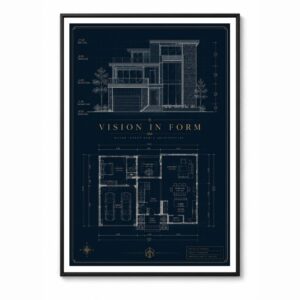 Blueprint Style – Elegant Wall Art