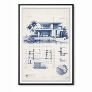Blueprint Style – Luxe Wall Art