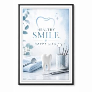 Dental Smile – Vibrant Wall Art