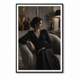 Elegant Woman – Classic Wall Art