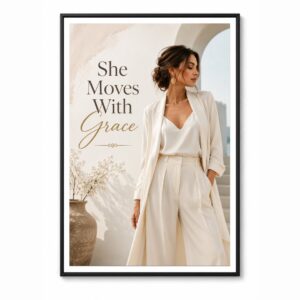 Elegant Woman – Dark Wall Art