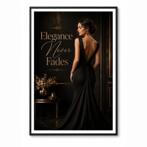 Elegant Woman – Minimal Wall Art