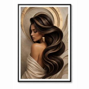 Hair Art – Dark Wall Art