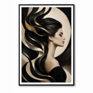 Hair Art – Minimal Wall Art