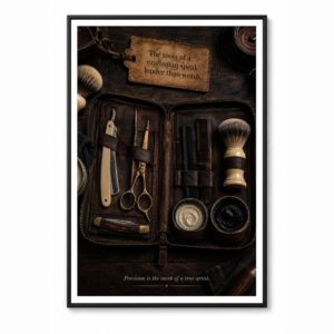 Hair Art – Navy Wall Art
