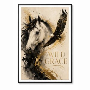 Horse & Eagle – Classic Wall Art