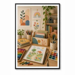 Learning Art – Vibrant Wall Art
