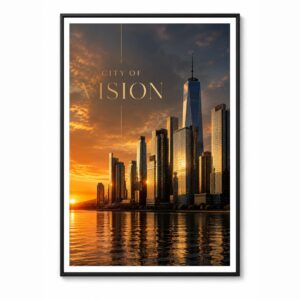 Modern Skyline – Bold Wall Art