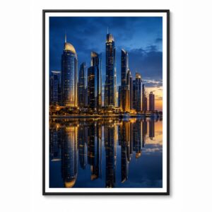 Modern Skyline – Vibrant Wall Art