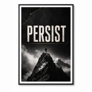 Motivational Words – Dark Wall Art
