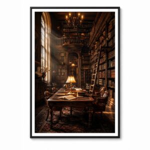 Reading Mood – Elegant Wall Art