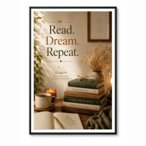 Reading Mood – Vibrant Wall Art