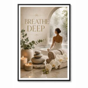 Spa Calm – Minimal Wall Art