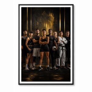 Team Spirit – Dark Wall Art