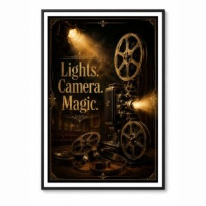 Vintage Cinema – Bold Wall Art